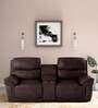 Mackenzie Fabric Manual 2 Seater Recliner in Dark Brown Colour Mackenzie Fabric Manual 2 Seater Recliner in Dark Brown Colour