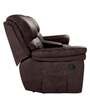 Mackenzie Fabric Manual 2 Seater Recliner in Dark Brown Colour Mackenzie Fabric Manual 2 Seater Recliner in Dark Brown Colour