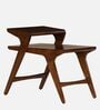 Mackenzie Solid Wood End Table In Dark Oak Finish