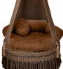 Premium Fabric Swing in Brown Colour