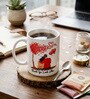 Made For Each Other Printed Ceramic Coffee Mug 320ml