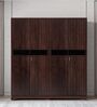 Madeline 4 Door Wardrobe In Brown Colour