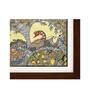Madhubani & Kalamkari Multicolor Wood  Painting