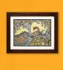 Madhubani & Kalamkari Multicolor Wood  Painting