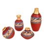 Madhubani (Set Of 4) Table Vase