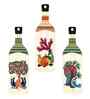 Madhubani Art Decorative Wooden Wall Hanging (Set of 3)