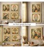 Madhubani Folk Nature Set of 4 Framed Posters
