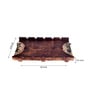Madhubani Handpainted Medium Wooden Tray