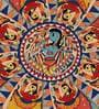 Madhubani Theo Multicolour Canvas Framed Spiritual Art Print