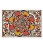 Madhubani Theo Multicolour Canvas Framed Spiritual Art Print