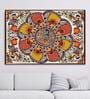 Madhubani Theo Multicolour Canvas Framed Spiritual Art Print