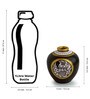 Madhubani Matka Black & White Terracotta Table Vase