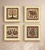 Madhubani Nature Set of 4 Framed Posters
