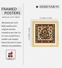 Madhubani Nature Set of 4 Framed Posters