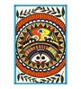 Madhubani Multicolour Canvas Framed Spiritual Art Print Set of 3