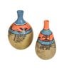 Madhubani Tattoo Art (Set Of 2) Table Vase