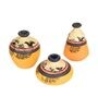 Madhubani Tattoo Art (Set Of 3) Table Vase