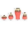 Madhubani Tattoo Art (Set Of 4) Floor Vase