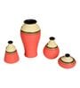 Madhubani Tattoo Art (Set Of 4) Floor Vase
