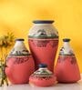 Madhubani Tattoo Art (Set Of 4) Floor Vase