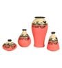 Madhubani Tattoo Art (Set Of 4) Floor Vase