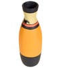 Madhubani Tattoo Art Mustard Terracotta Table Vase