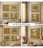 Madhubani Vastu Folk Set of 4 Framed Posters