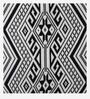 Madigan Fabric Slipper Chair In White & Black Colour