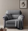 Madison 2.0 Leatherette 1 Seater Sofa In Ivory Tusk PU Colour