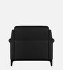 Madison 2.0 Leatherette 1 Seater Sofa In Onyx Black Colour