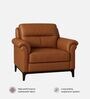 Madison 2.0 Leatherette 1 Seater Sofa In Tan PU Colour