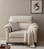 Madison 2.0 Leatherette 1 Seater Sofa In Vanilla veil PU Colour