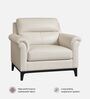 Madison 2.0 Leatherette 1 Seater Sofa In Vanilla veil PU Colour