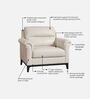 Madison 2.0 Leatherette 1 Seater Sofa In Vanilla veil PU Colour