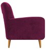 Madison Fabric Lounge Chair in Pink Mulberry Colour