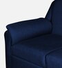 Madison Fabric 1 Seater Sofa In Cool Cobalt Colour