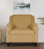 Madison Fabric 1 Seater Sofa In Light Sand Colour