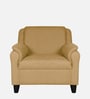 Madison Fabric 1 Seater Sofa In Light Sand Colour