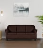 By Trevi Furniture Madison Leatherette 3 Seater Sofa In Dark Brown Colour