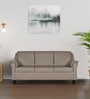 By Trevi Furniture Madison Leatherette 3 Seater Sofa In Ivory Tusk Colour