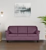 By Trevi Furniture Madison Leatherette 3 Seater Sofa In Sunset Purple Colour