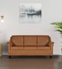 By Trevi Furniture Madison Leatherette 3 Seater Sofa in Tan Colour