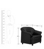 Madisson 1 Seater Sofa in Black colour