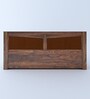Madrid Sheesham Wood King Size Bed in Brown Finish with Box Storage