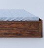 Madrid Sheesham Wood King Size Bed in Brown Finish with Box Storage