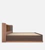 Madrid King Size Bed in Teak Finish with Box Storage