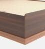 Madrid King Size Bed in Teak Finish with Box Storage