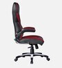 Madrid Leatherette Gaming Chair in Black & Red Colour