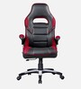 Madrid Leatherette Gaming Chair in Black & Red Colour