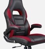Madrid Leatherette Gaming Chair in Black & Red Colour